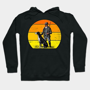 Bird Hunting for Hunter Men English Pointer Dog Graphic Hoodie